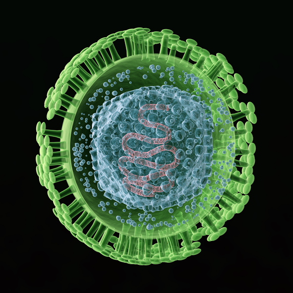 Herpes virus simplex - model