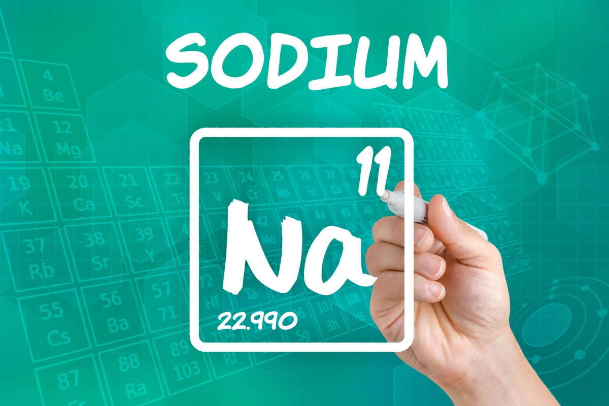 Sodík, sodium, natrium, Na - označenie v periodickej tabuľke chemických prvkov